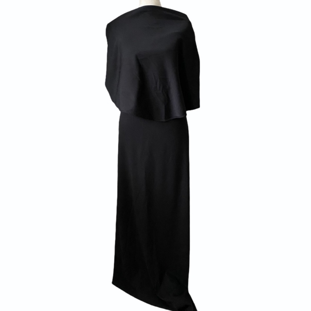 Vintage 90s Neiman Marcus Formal Black Dress - Long Cocktail - Women’s Small